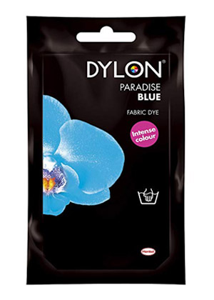 Dylon Cold water clothing dye - PARADISE BLUE (DYLON) Sz: 21